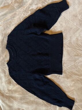 Sezane open knit sweater